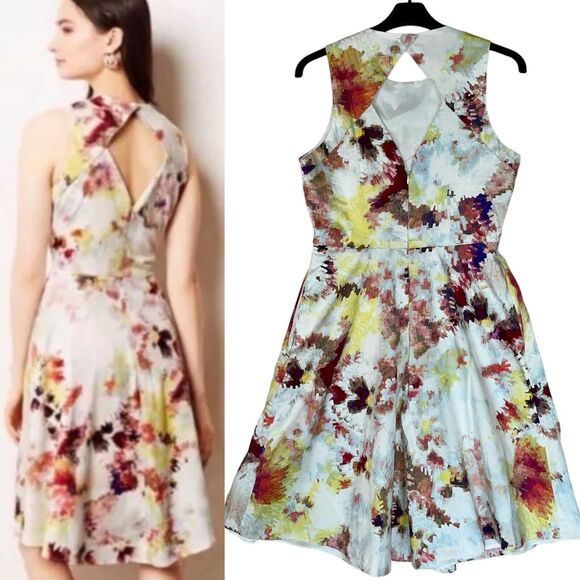 Hunter Bell Dress Fit & Flare Watercolor - Picture 3 of 9